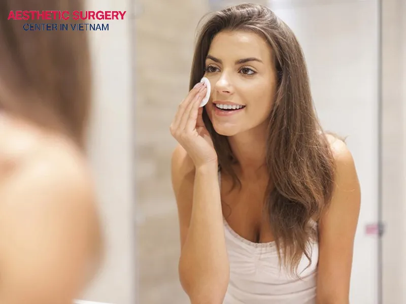 Improper care of the surgical area can cause scarring.