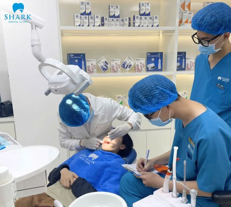 The dentist adjusts the bite by carefully reshaping a very small amount of tooth enamel, allowing the teeth to meet correctly in their proper positions