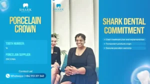 She can finally smile!