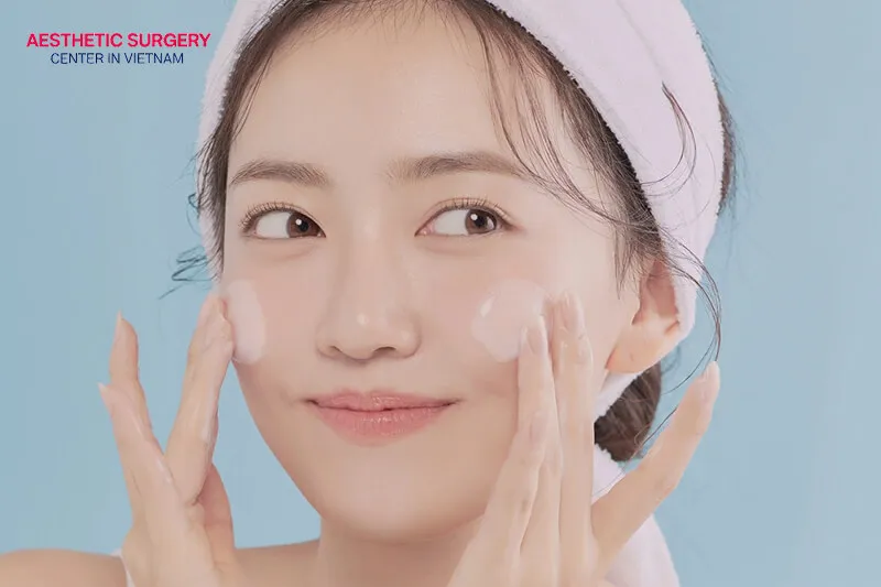 Washing your face helps reduce skin irritation.