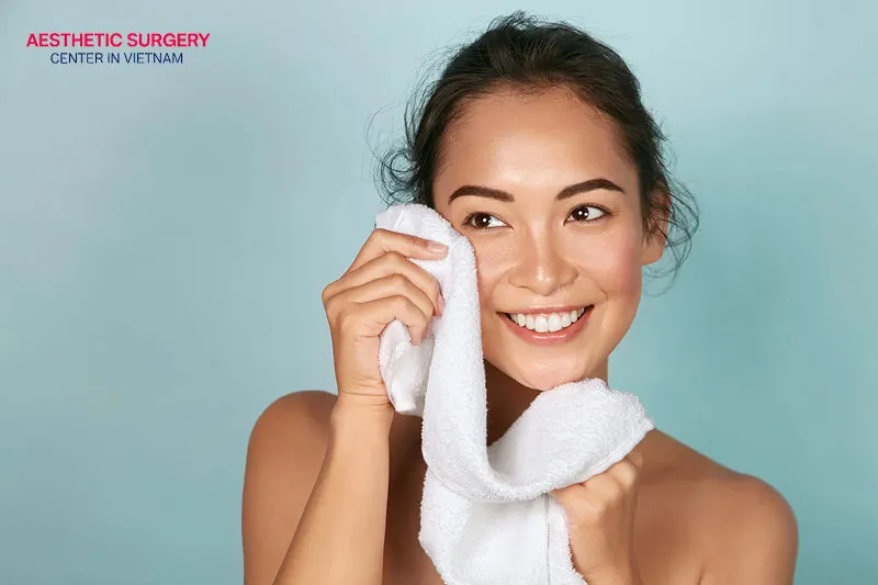 Washing your face properly helps keep your skin healthy after botox injections.