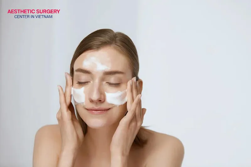 Only use gentle facial cleansers after botox injections.