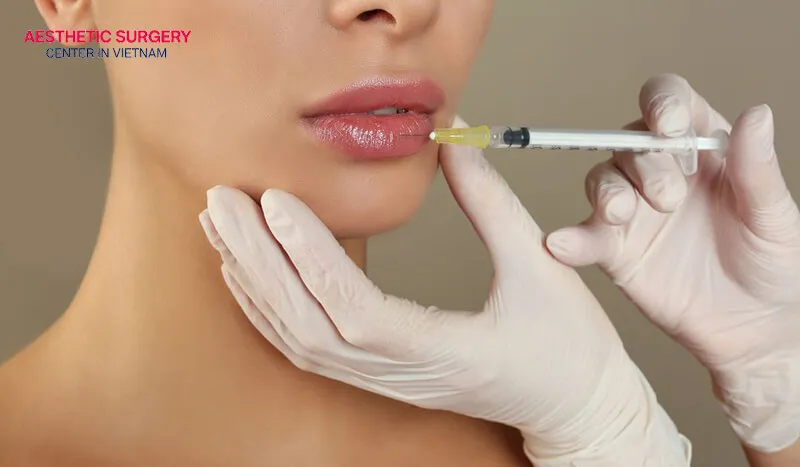 Bruising after lip filler usually lasts about 7 to 10 days.