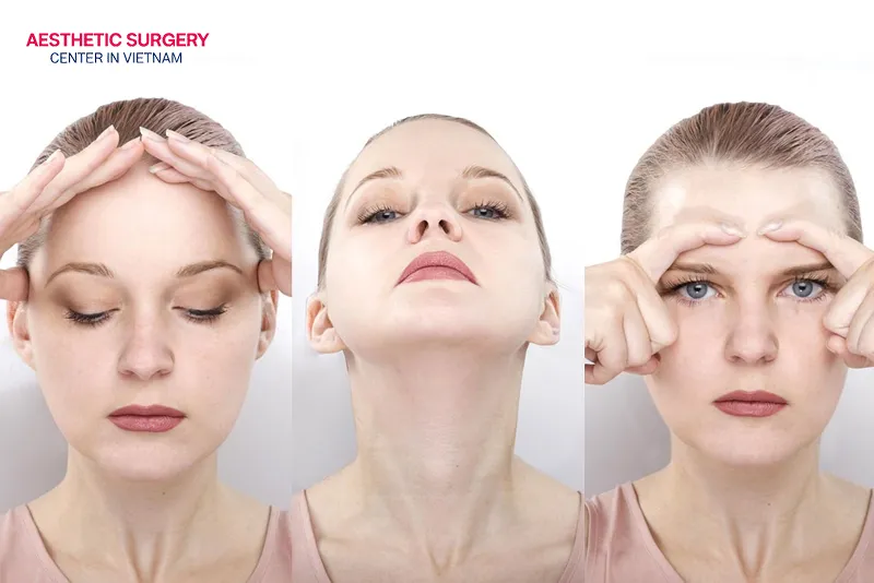 You can combine facial muscle exercises to help prevent sagging.