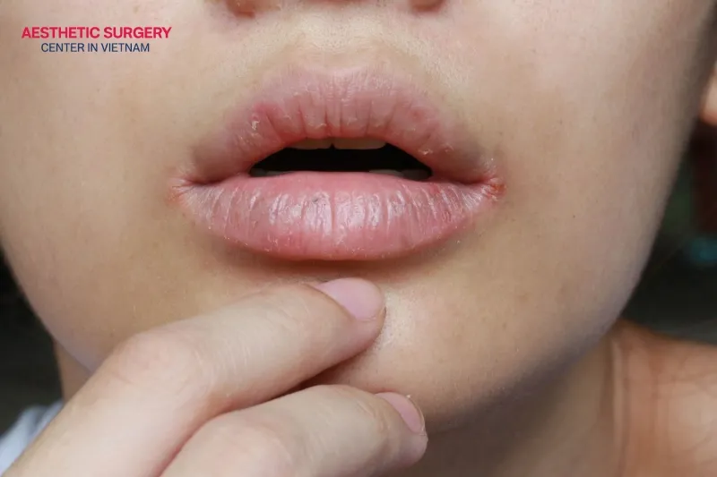 Infection is a serious complication after lip filler injection.