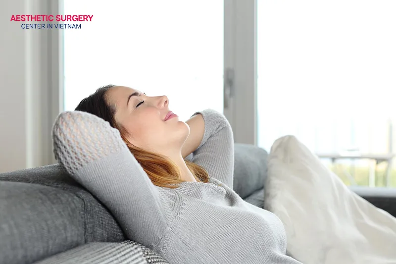 Keep your mind and body as relaxed as possible