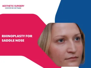 Comprehensive rhinoplasty for saddle nose in Vietnam