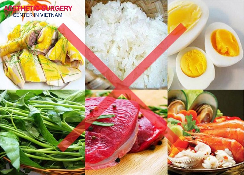 Avoid eating the foods listed above after rhinoplasty surgery.