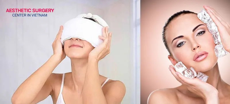 You need to apply cold compresses and keep the wound dry.