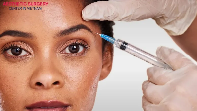 The process of a brow lift with botox is quick.