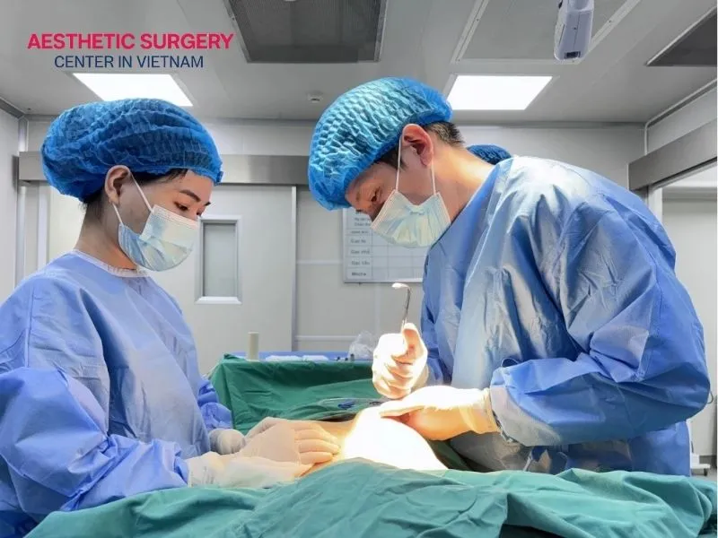 Standardized liposuction face procedure.