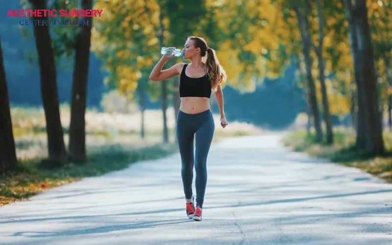 During the first 2 to 6 weeks after rhinoplasty, you should only engage in light walking