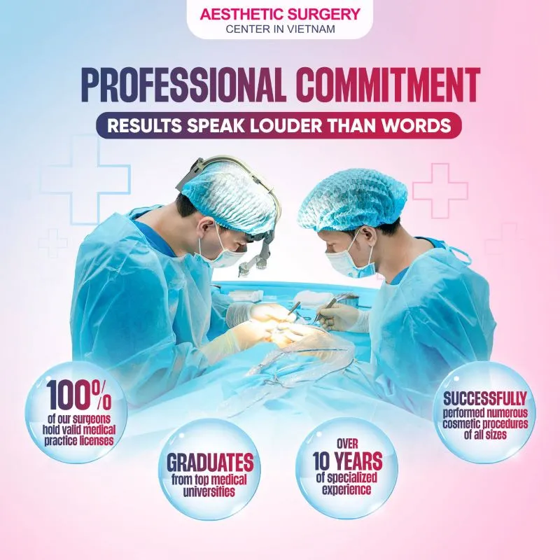 The team of cosmetic surgeons here not only have excellent expertise but also extensive experience