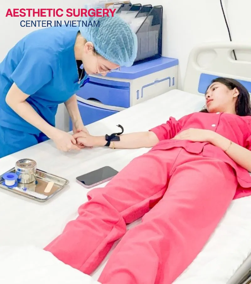 The examination and testing procedures at Aesthetic Surgery Center in Vietnam are quite rigorous.