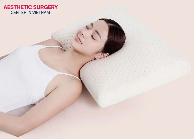 After rhinoplasty, when sleeping, maintain a position where your head is elevated on a pillow.
