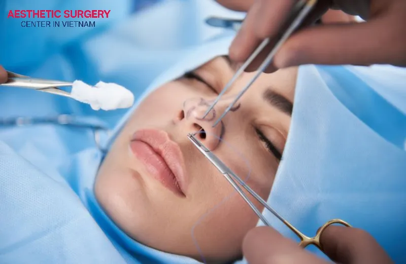 The doctor performed a meticulous and precise rhinoplasty to completely correct the flawed nose.