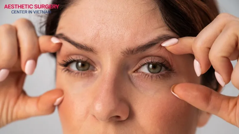 Perform eye exercises to help the eyelid return to its normal position.