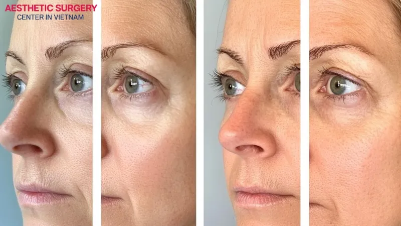 Under eye filler recovery process