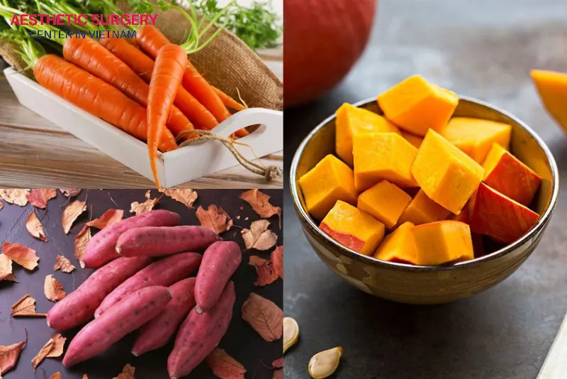 In the second week after rhinoplasty, supplementing with foods rich in Vitamin A will help fade the scars on your nose