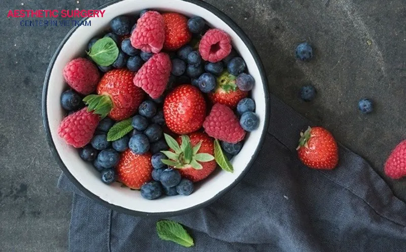 Berries are very good for the healing process of the nose