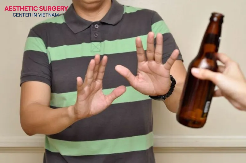It is recommended to avoid alcohol for at least 7-14 days after hair transplant surgery
