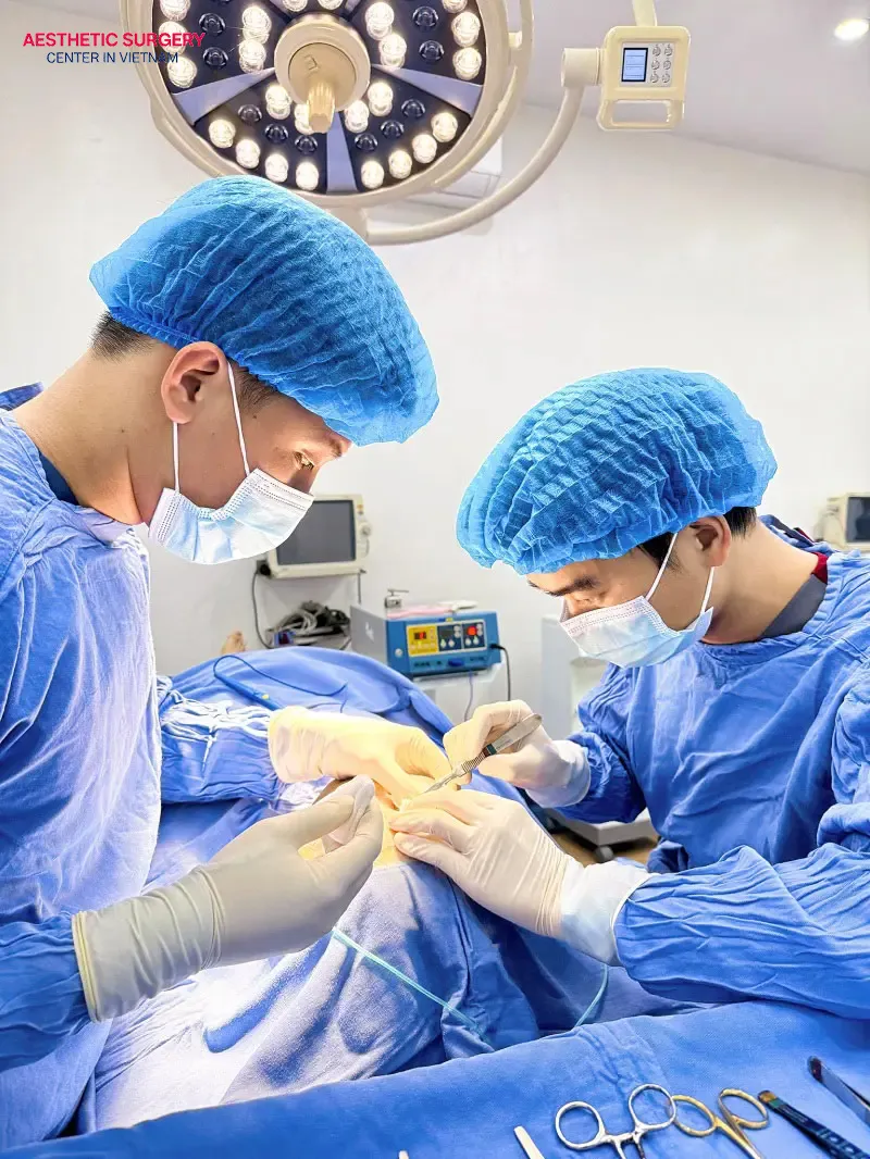 Medically approved eyebrow lift procedure for drooping eyelids