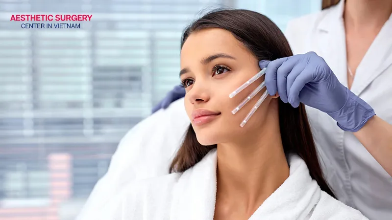 A thread facelift delivers instant rejuvenation results.