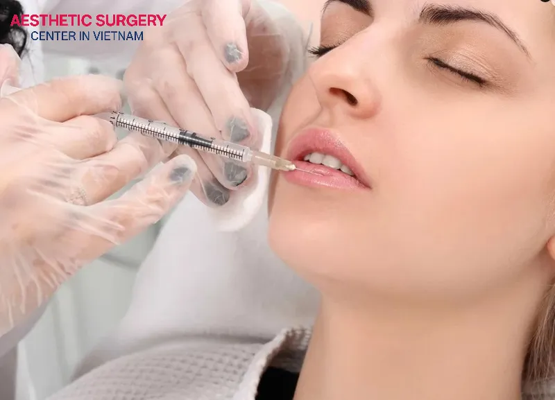 Injecting a large amount of filler into the lips can compress blood vessels, leading to poor blood circulation