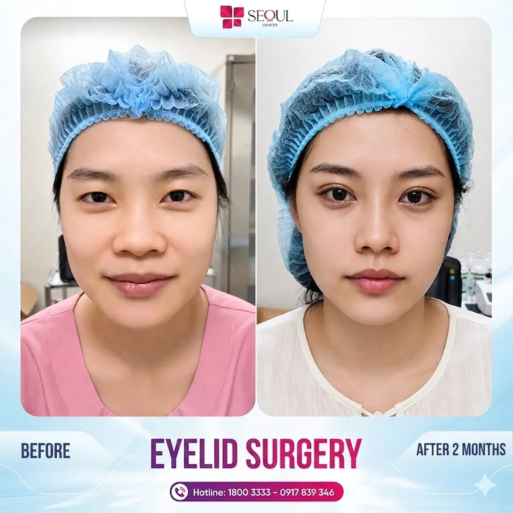 To achieve beautiful eyelids after blepharoplasty, you need to follow proper care and strict post-procedure restrictions so the eyelid crease can settle into a well-defined shape.