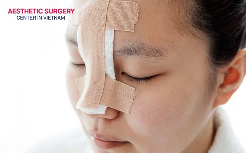 During the first 2 weeks, the shape of the nose does not show significant changes. It is important to monitor the healing process and maintain proper wound care.