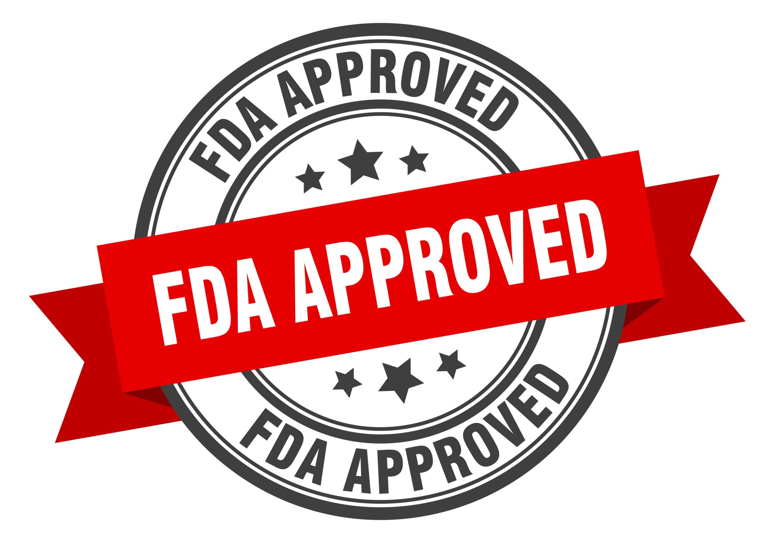 FDA approval indicates that the submitted evidence provides reasonable assurance of safety and effectiveness for the approved indications.