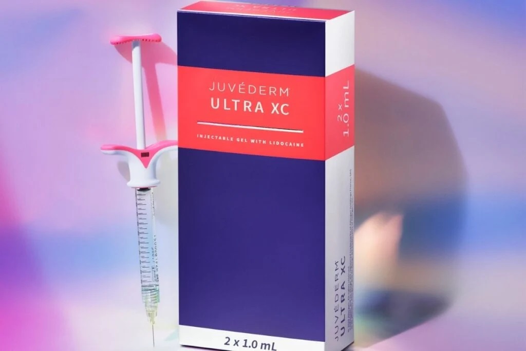 Packaging of JUVÉDERM® Ultra XC after FDA approval