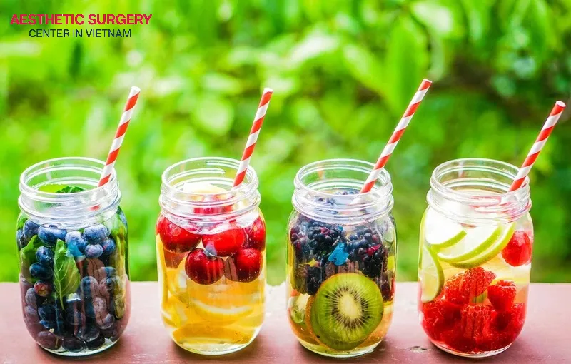 You can replace alcohol with other beverages like detox water, cold brew, or fruit juices.