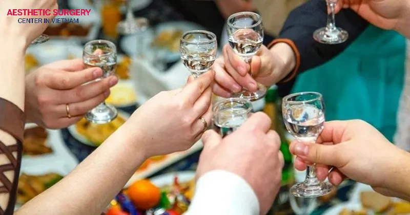 Do not drink alcohol after liposuction.