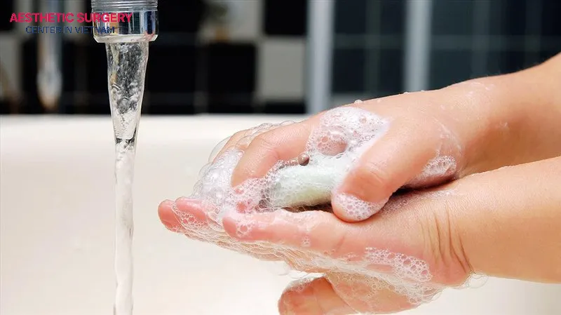 Before massaging, do not forget to thoroughly clean your hands)