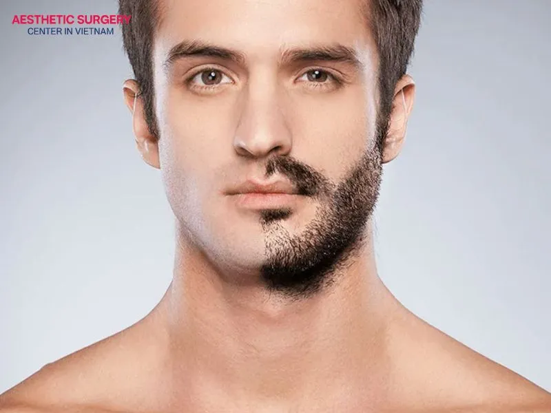 A facial hair transplant is suitable for men with sparse or uneven beard growth.