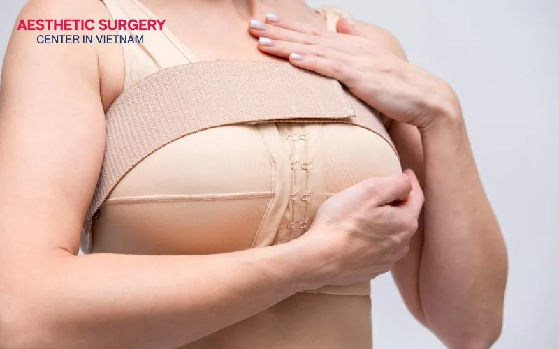 Patients should continue wearing compression dressings and care for the incisions as directed by their surgeon. This helps the breast graft heal faster and reduces the risk of noticeable scarring.