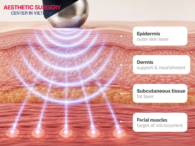 Microcurrent face lift technology works by delivering extremely low-intensity electrical currents through the skin.