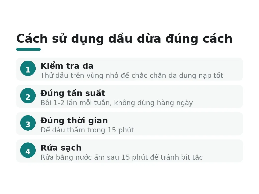 Những hiểu lầm phổ biến nào khi sử dụng dầu dừa?