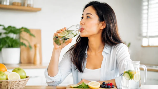 Uống nhiều nước có thải độc da không có nguy hiểm không?