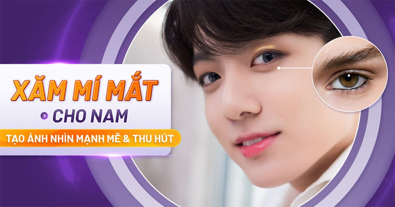 Xăm mí mắt sẽ giúp khắc phục hiệu quả các khuyết điểm như mắt 1 mí hay mắt híp