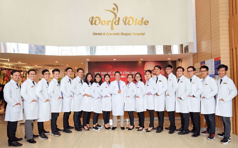 Bệnh viện Thẩm mỹ Worldwide quy tụ nhiều bác sĩ giỏi được đào tạo bài bản
