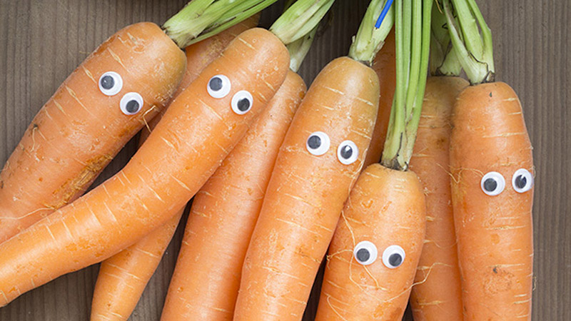   Carrot chứa tiền tố Vitamin A là Beta-carotene