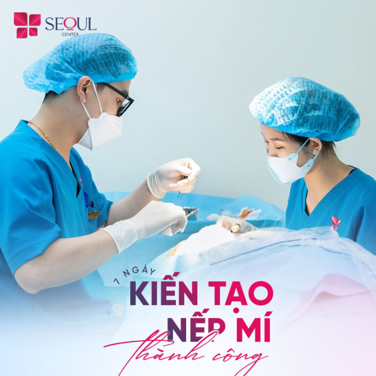 Seoul Center thực hiện nhấn mí oval line đảm bảo an toàn