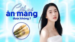 Trong măng chứa nhiều thành phần ảnh hưởng đến mí mắt sau cắt mí