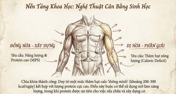 4 nguyên tắc dinh dưỡng cơ bản cho recomposition là gì?