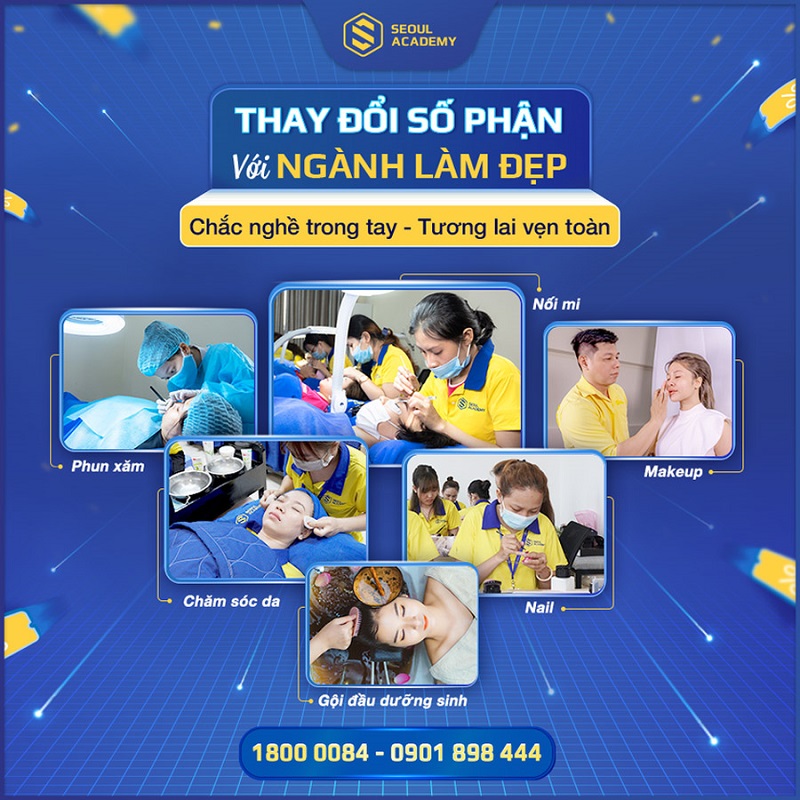 Các khóa học đang được đào tạo tạo Seoul Academy