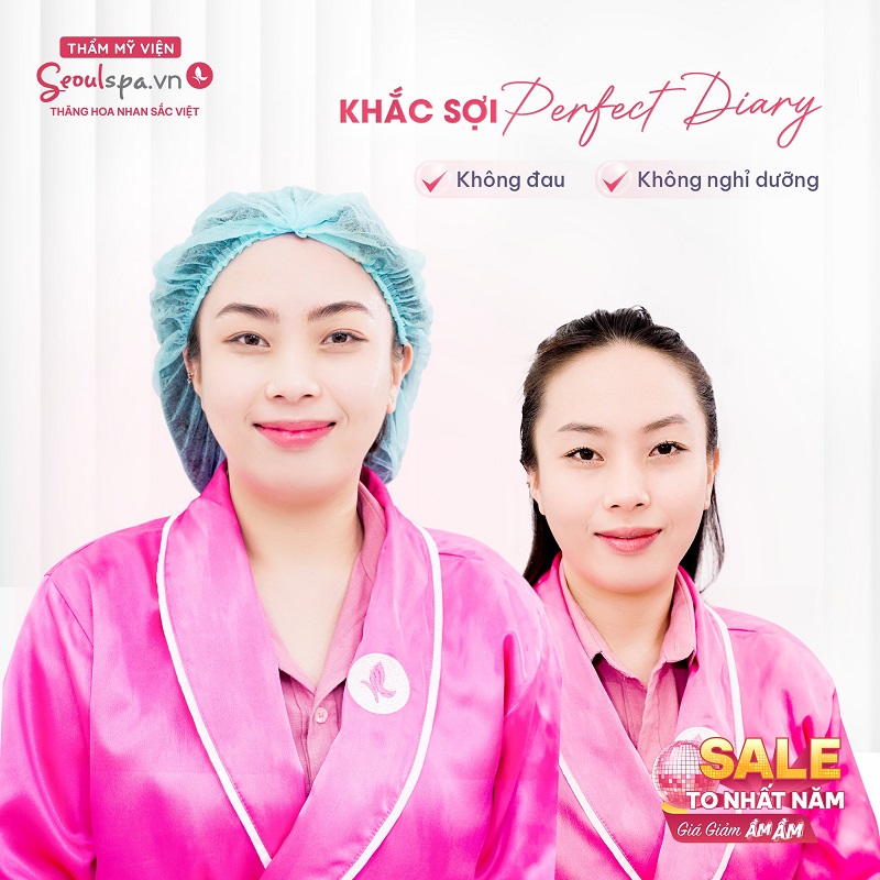 Khắc sợi lông mày đẹp tự nhiên và chân thật