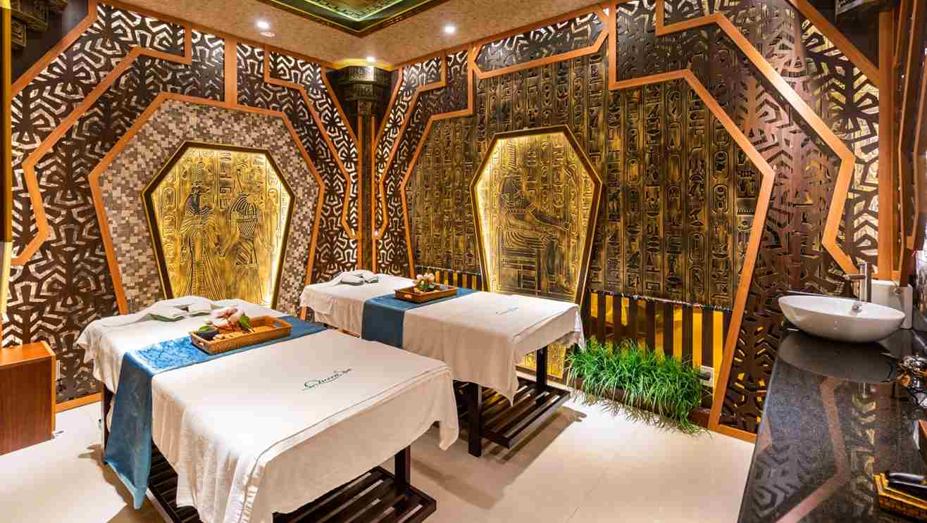 Không gian thư giãn đậm phong cách thiên nhiên tại Queen Spa Đà Nẵng