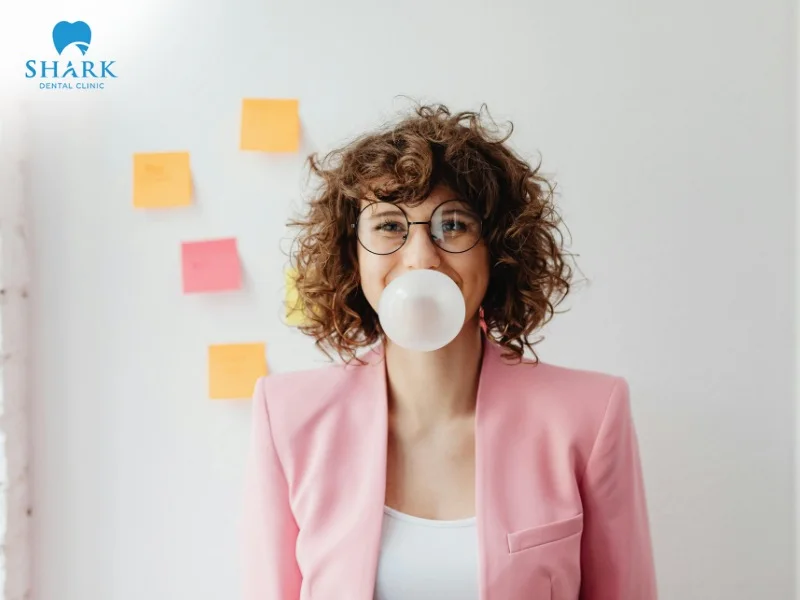 You should not chew gum for too long and must never swallow it